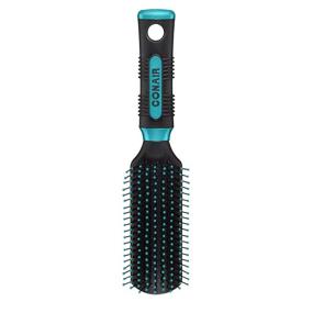img 2 attached to 🔲 Conair Pro Hair Brush with Nylon Bristles - Versatile & Colorful All-Purpose Brush