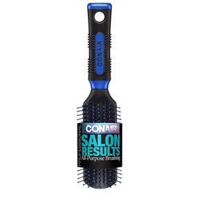 img 1 attached to 🔲 Conair Pro Hair Brush with Nylon Bristles - Versatile & Colorful All-Purpose Brush