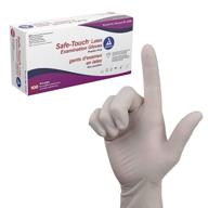 🧤 safe-touch disposable latex exam gloves - powder-free, xl size (box of 100) by dynarex logo