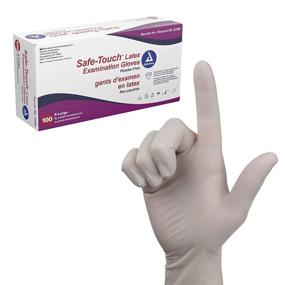 img 4 attached to 🧤 Safe-Touch Disposable Latex Exam Gloves - Powder-Free, XL Size (Box of 100) by Dynarex