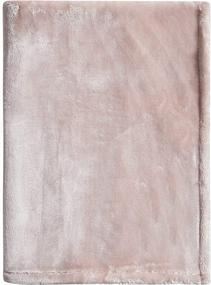 img 4 attached to 🐰 Mon Lapin Baby Blanket Ultra Plush Series 500 Velvet Berber - Rose Pink Receiving Blanket for Baby Boy or Girl - Bassinet & Crib - One Size 30x40 Inches