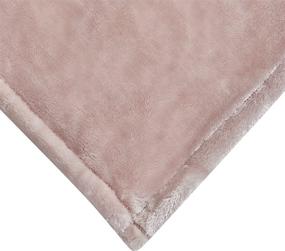 img 1 attached to 🐰 Mon Lapin Baby Blanket Ultra Plush Series 500 Velvet Berber - Rose Pink Receiving Blanket for Baby Boy or Girl - Bassinet & Crib - One Size 30x40 Inches