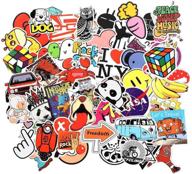 🎉 cool random stickers pack - 205 pcs fngeen laptop stickers bomb vinyl stickers for luggage, computer, skateboard, car, motorcycle - variety decal set for teens and adults logo