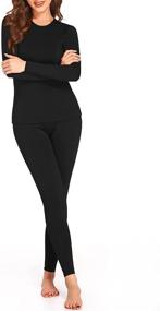 img 2 attached to Ekouaer Women's Thermal Underwear Leggings - Women's Clothing