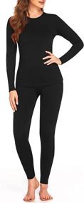 img 1 attached to Ekouaer Women's Thermal Underwear Leggings - Women's Clothing