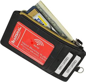 img 2 attached to Premium Leather Window Credit Wallet