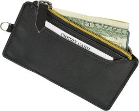 img 1 attached to Premium Leather Window Credit Wallet