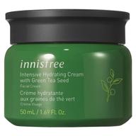 увлажняйте и питайте вашу кожу с помощью крема-увлажнителя для лица innisfree green tea seed intensive hydrating cream. логотип