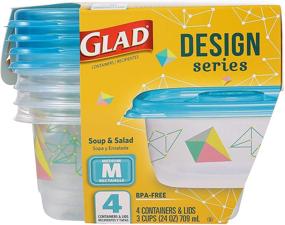 img 4 attached to Glad Designer Containers Rectangle Capacity