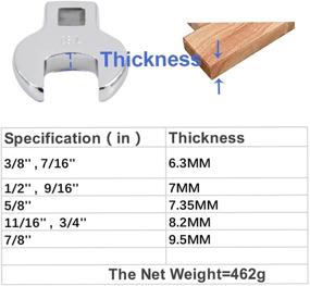 img 2 attached to Удлинитель трещоточного ключа GOSWIFT Crowfoot