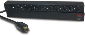 img 1 attached to 💡 APC Rack Mount PDU, Basic 100V-120V/20A, 10 Outlets, 1U Horizontal Rackmount - AP9564