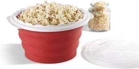 img 2 attached to Cuisinart CTG-00-MPM Microwave Popcorn Maker - Effortless Popcorn in Red