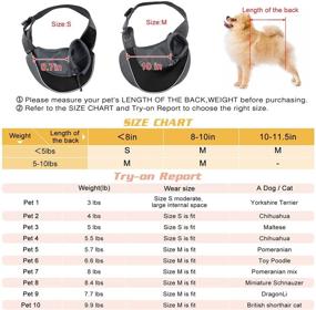 img 3 attached to 🐶 Premium WOYYHO Pet Dog Sling Carrier: Adjustable Strap, Breathable Mesh, Hands-Free Puppy Sling Bag for Small Dogs and Cats - Ideal for Outdoor Travel