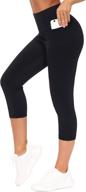 👖 the gym people tummy control workout leggings: high waist athletic yoga pants with pockets for women running and hiking logo