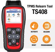 🔧 autel tpms relearn tool ts408 - advanced version, tpms reset, sensor activation, programming, key fob testing, lifetime updates logo