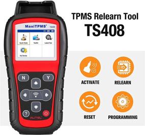 img 4 attached to 🔧 Autel TPMS Relearn Tool TS408 - Advanced Version, TPMS Reset, Sensor Activation, Programming, Key Fob Testing, Lifetime Updates