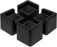 🛏️ meetwarm 3 inch bed risers set of 4 - heavy duty lifters for dorm beds, chairs, sofas, and desks logo