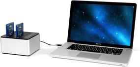 img 2 attached to OWC Drive Dock USB-C Dual Drive Bay: Enhanced Storage Solution for Mac and PC (OWCTCDRVDCK)
