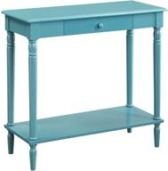 😍 french country hall table with drawer and shelf: convenient and stylish in blue logo