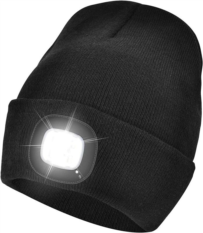 unisex rechargeable lighted headlight headlamp 로고
