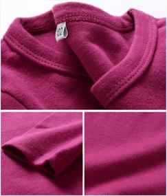 img 1 attached to Niyage Active Comfort Sleeve T Shirt - Toddler Girls' Clothing