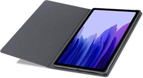 img 4 attached to 📚 Защитите свой планшет Samsung A7 с помощью стильного серого чехла EF-BT500PJEGUJ с дизайном, напоминающим книжку