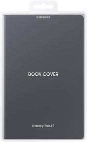 img 3 attached to 📚 Защитите свой планшет Samsung A7 с помощью стильного серого чехла EF-BT500PJEGUJ с дизайном, напоминающим книжку