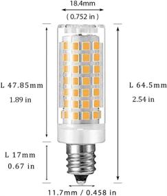 img 3 attached to 💡 Candelabra Bulbrite Replacement with Dimming Capability