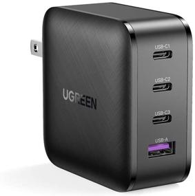 img 4 attached to 🔌 UGREEN 65W 4-Port USB C Зарядное устройство - Мультипортовая зарядная станция с быстрой зарядкой PPS, совместима с MacBook Pro/Air, Dell XPS 13, iPad, iPhone 13/13 Mini/13 Pro Max/12, Galaxy S21/S20, Pixel