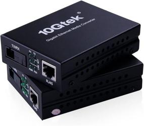img 3 attached to 🔌 Gigabit Ethernet Fiber Media Converters - Pair of 10/100/1000M RJ45 to 1000M Bi-Directional Single-Mode SC Fiber, 20KM Reach - by ipolex
