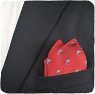 🐢 stylish summerties turtle pocket square: a must-have woven men's handkerchief accessory logo