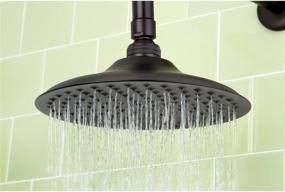 img 2 attached to 🚿 Enhance Your Shower Experience with the Kingston Brass K136A5 Designer Trimscape Showerscape 8" Round Shower Head in Oil Rubbed Bronze