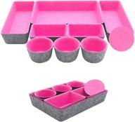 efficiently organize with teeo felt drawer organizer container caddy jewelry tray makeup storage organizers логотип