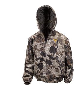 img 4 attached to 🧥 Youth Insulated Twill Camo Hunting Jacket - Hot Shot, Cotton Shell, for Cold Weather Bird and Deer Hunting