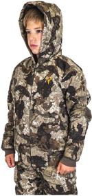 img 1 attached to 🧥 Youth Insulated Twill Camo Hunting Jacket - Hot Shot, Cotton Shell, for Cold Weather Bird and Deer Hunting