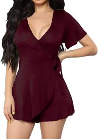 img 1 attached to 🔥 SeNight Bodycon Nightclub Jumpsuits: Alluring Two Piece Outfits for Women to Radiate Confidence and Style