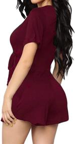 img 3 attached to 🔥 SeNight Bodycon Nightclub Jumpsuits: Alluring Two Piece Outfits for Women to Radiate Confidence and Style