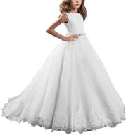 👗 stunning secquin pageant birthday communion dresses for girls: unforgettable style and elegance in girls' clothing logo