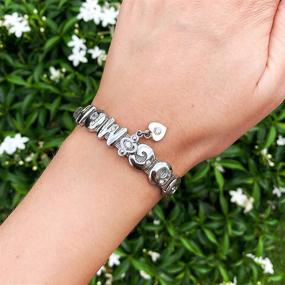 img 1 attached to 🐶 Cute Silver Charm Bracelet: Perfect Birthday Gift for Cool Dog Lovers - Ollypet Dog Owner Mom Bracelet