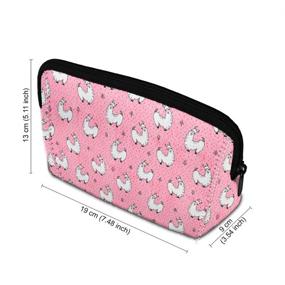 img 3 attached to WIRESTER Cosmetic Bag Makeup Women
