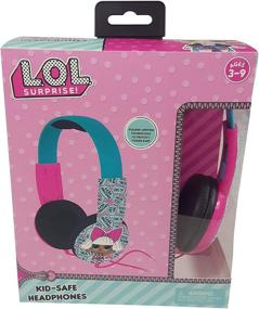 img 2 attached to 🎧 L.O.L. Surprise! Kids Safe Over The Ear Headphones HP2-03136 - White/Black, Volume Limiter, 3.5MM Stereo Jack, Recommended for Ages 3-9, by Sakar