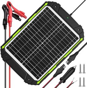 img 4 attached to ⚡️ Efficient 12V Solar Battery Charger: Waterproof 20W Panel with Intelligent MPPT Charge Controller for Automotive, RVs, Boats, and More