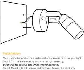 img 1 attached to 🔦 Светильники для чтения в дома на колесах Dream lighting RV - 12 внутренних светодиодных лампы для кровати на катере, дома на колесах и автодомах - настенное освещение в отделке под никелью, упаковка из 2 шт. (без выключателя)