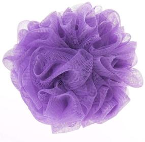 img 2 attached to 🚿 Luxurious FU Global Pouf 5 Inch Mesh Shower Sponge Bath Lily - Pack of 8