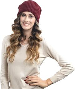 img 2 attached to FORBUSITE Oversized Slouchy Long Knit Beanie Cap for Summer and Winter Seasons