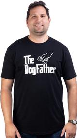 img 2 attached to Stylish and Comfy Tall Tee Dogfather Father T-Shirt - Show Your Love for Dogs in Fashion!