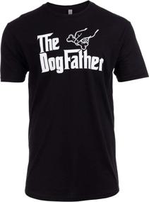 img 4 attached to Stylish and Comfy Tall Tee Dogfather Father T-Shirt - Show Your Love for Dogs in Fashion!