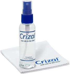 img 4 attached to 👓 Crizal Eye Glasses Cleaning Kit - Lens Cleaner Spray (2 oz) with Microfiber Cloth (7" x 5 3/4") - #1 Doctor Recommended Crizal Anti Reflective Lenses - 1 Pack