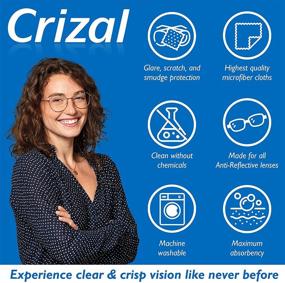 img 2 attached to 👓 Crizal Eye Glasses Cleaning Kit - Lens Cleaner Spray (2 oz) with Microfiber Cloth (7" x 5 3/4") - #1 Doctor Recommended Crizal Anti Reflective Lenses - 1 Pack