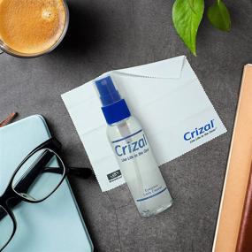 img 3 attached to 👓 Crizal Eye Glasses Cleaning Kit - Lens Cleaner Spray (2 oz) with Microfiber Cloth (7" x 5 3/4") - #1 Doctor Recommended Crizal Anti Reflective Lenses - 1 Pack